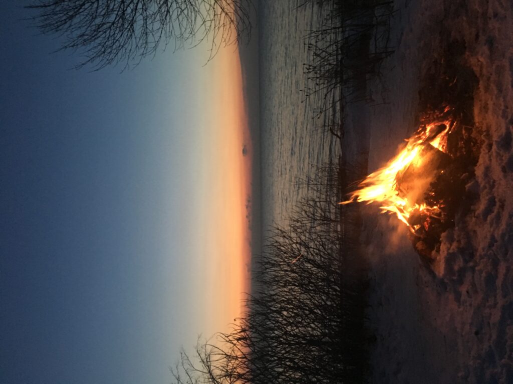 Fire at Sunrise
